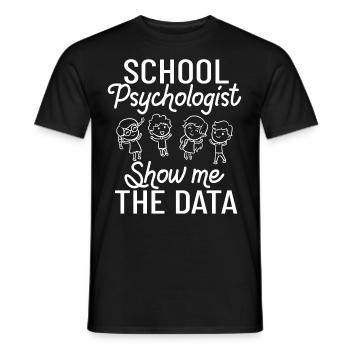 Schulpsychologe Schulpsychologie Psychologie - Männer T-Shirt - Schwarz - Vorne - AI Model Male 178 light (178cm)