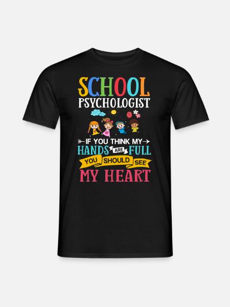 Psychologue scolaire Psychologie scolaire Psychologie - T-shirt homme - noir