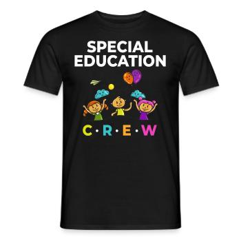 Special education Special education Promoting special needs - Men's T-Shirt - black - Front - AI Model Male 178 light (178cm)