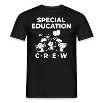 Special education Special education Promoting special needs - Men's T-Shirt - black - Front - AI Model Male 178 light (178cm)