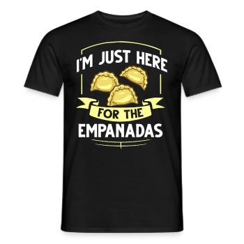 Empanada Argentina Dumpling Spain - Men's T-Shirt - black - Front - AI Model Male 178 light (178cm)