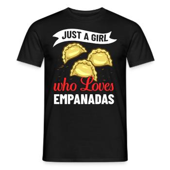 Empanada Argentine Dumpling Espagne - T-shirt homme - noir - Devant - AI Model Male 178 light (178cm)
