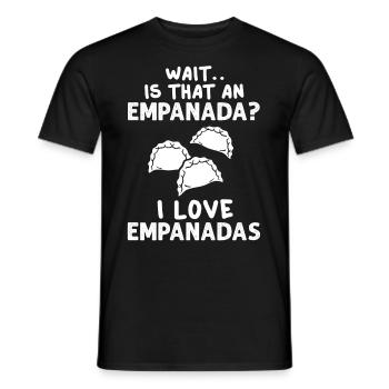 Empanada Argentine Dumpling Espagne - T-shirt homme - noir - Devant - AI Model Male 178 light (178cm)