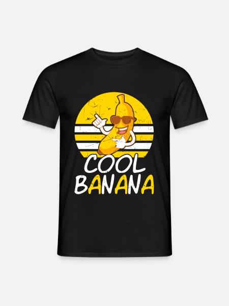 Banana - Men's T-Shirt - black