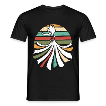 Dress Fashion Dress Vintage - Men's T-Shirt - black - Front - AI Model Male 178 light (178cm)
