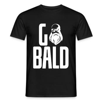 Bald Cool Sunglasses - Men's T-Shirt - black - Front - AI Model Male 178 light (178cm)