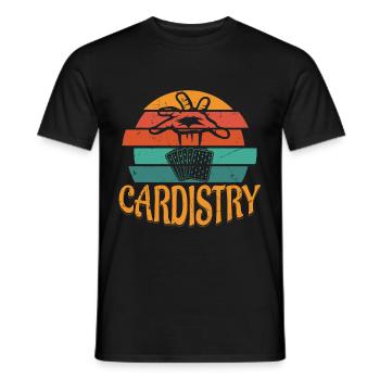 Art Of Cardistry - Men's T-Shirt - black - Front - AI Model Male 178 light (178cm)