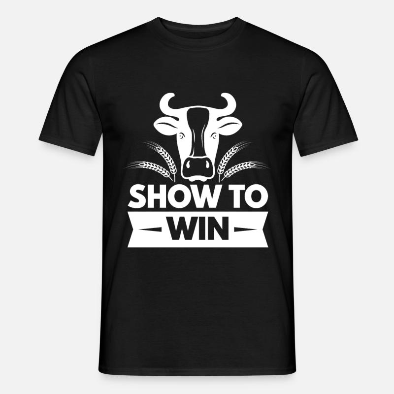 Cattle Show To Win - Men's T-shirt - black