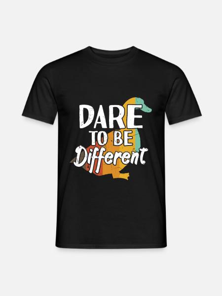 Dare To Be Different - Men's T-Shirt - black