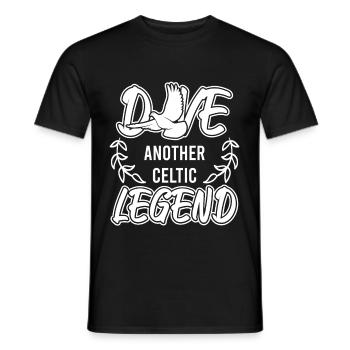 Dove Another Celtic Legend - Männer T-Shirt - Schwarz - Vorne - AI Model Male 178 light (178cm)