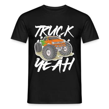 Truck Yeah - Männer T-Shirt - Schwarz - Vorne - AI Model Male 178 light (178cm)