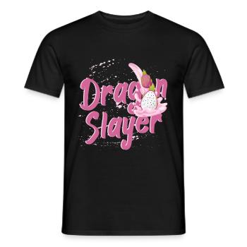 Dragon Slayer Dragon Fruit - Männer T-Shirt - Schwarz - Vorne - AI Model Male 178 light (178cm)