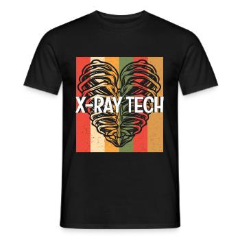 X-Ray Tech - Männer T-Shirt - Schwarz - Vorne - AI Model Male 178 light (178cm)