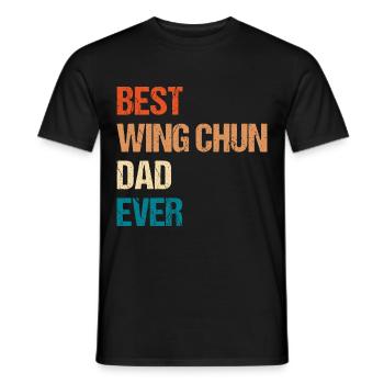 Bester Wing Chun Papa aller Zeiten - Männer T-Shirt - Schwarz - Vorne - AI Model Male 178 light (178cm)