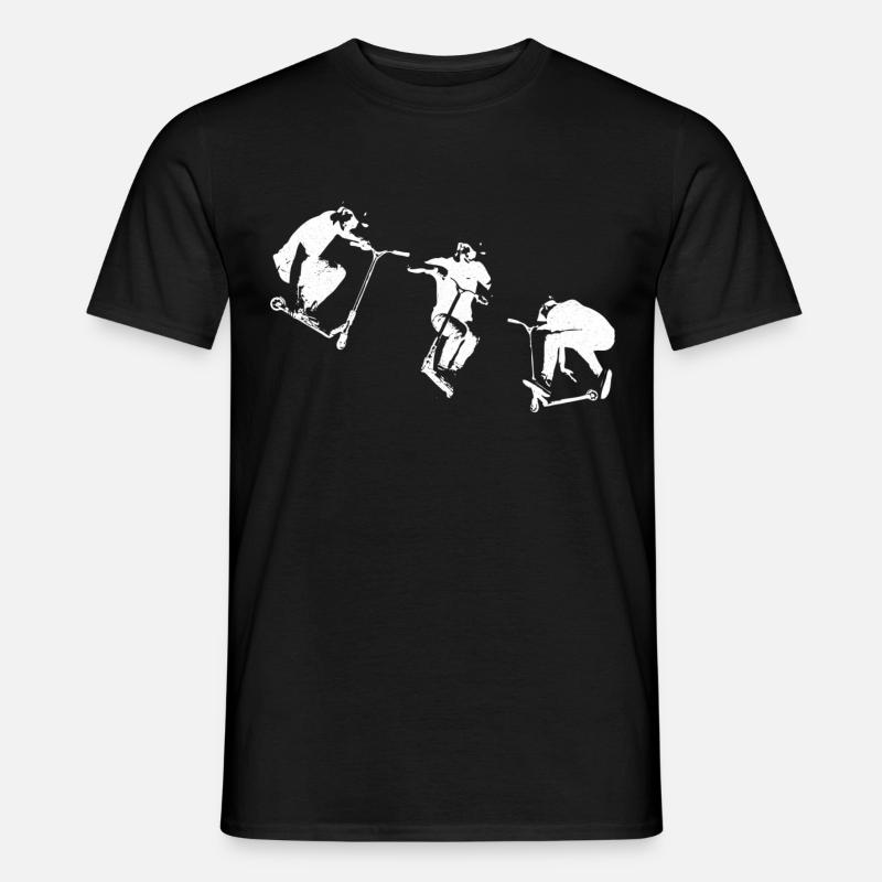Scooter Kick Scooter Stunt E-Scooter Conception e-scooter - T-shirt homme - noir