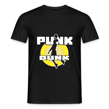 Joueur de basketball Sport Dunk - T-shirt homme - noir - Devant - AI Model Male 178 light (178cm)