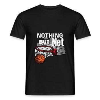 Joueur de basket-ball sport - T-shirt homme - noir - Devant - AI Model Male 178 light (178cm)