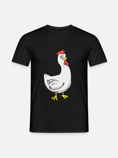 Poulet poulet poussin - T-shirt homme - noir
