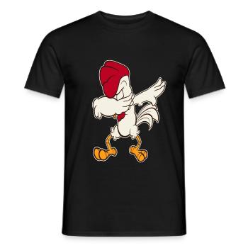 Poulet Coq Poulet Poulet - T-shirt homme - noir - Devant - AI Model Male 178 light (178cm)
