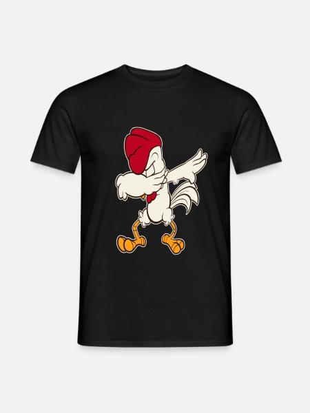 Rooster chicken chicken chicken chick - Men's T-Shirt - black