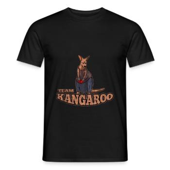 Kangourou Australie - T-shirt homme - noir - Devant - AI Model Male 178 light (178cm)