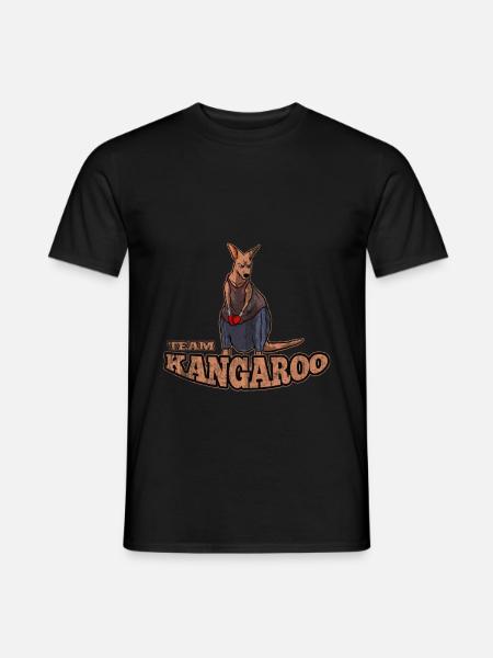 Kangaroo Australia - Men's T-Shirt - black
