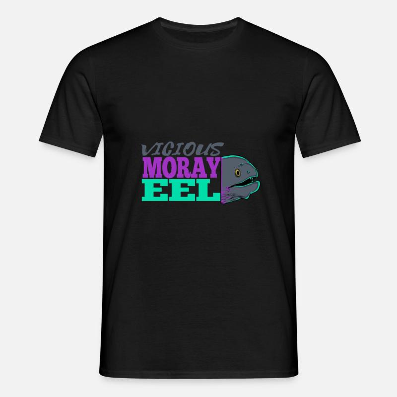Moray eel eel evil - Men's T-Shirt - black