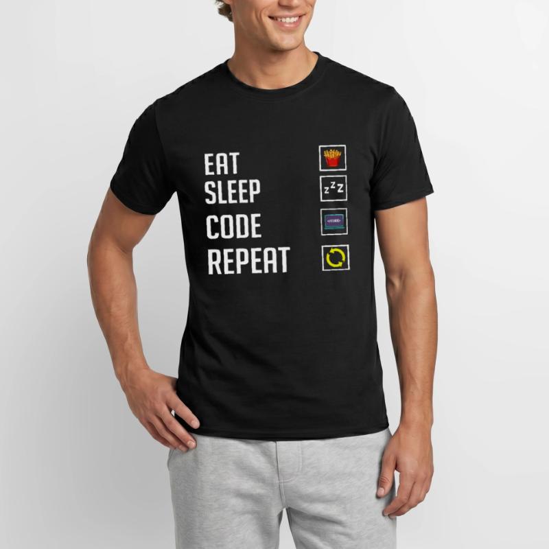 Programmierer Programmieren Computerentwickler Pc Männer T-Shirt