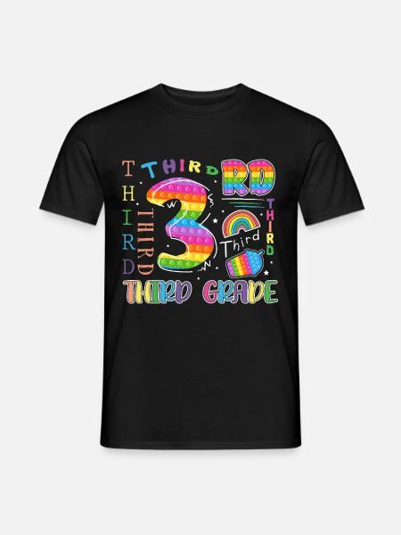 3.Klasse Schulkind Erster Schultag - Männer T-Shirt - Schwarz