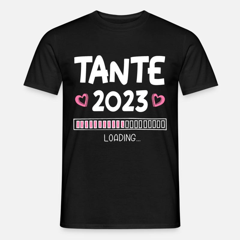 Tante 2023 Loading - Männer T-Shirt - Schwarz