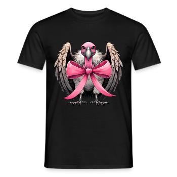Coquette Bogen Geier Vogel Mädchen Mama rosa - Männer T-Shirt - Schwarz - Vorne - AI Model Male 178 light (178cm)