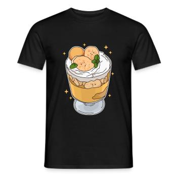 Bananenpudding Bananen Pudding Geschenk - Männer T-Shirt - Schwarz - Vorne - AI Model Male 178 light (178cm)