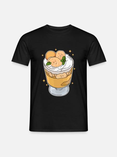 Bananenpudding Bananen Pudding Geschenk - Männer T-Shirt - Schwarz
