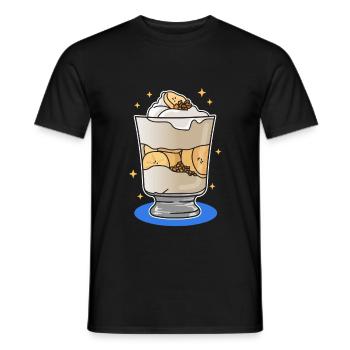 Bananenpudding Bananen Pudding Geschenke - Männer T-Shirt - Schwarz - Vorne - AI Model Male 178 light (178cm)