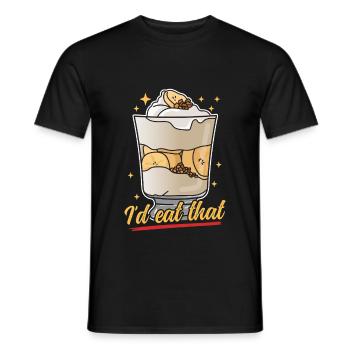 Bananenpudding Bananen-Pudding Geschenk - Männer T-Shirt - Schwarz - Vorne - AI Model Male 178 light (178cm)