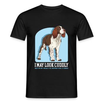 English Springer Spaniel Geschenke - Männer T-Shirt - Schwarz - Vorne - AI Model Male 178 light (178cm)