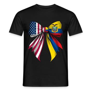 Coquette Loop Ecuador Roots Heritage - Men's T-Shirt - black - Front - AI Model Male 178 light (178cm)