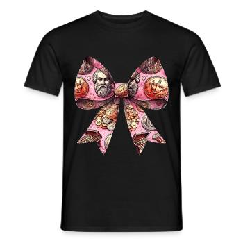 Coquette Bow Münzsammeln Münzsammler - Männer T-Shirt - Schwarz - Vorne - AI Model Male 178 light (178cm)