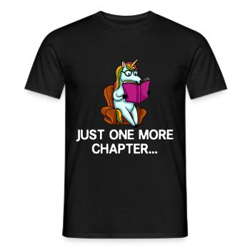 Read Unicorn Librarian Reader Book Books - Men's T-Shirt - black - Front - AI Model Male 178 light (178cm)