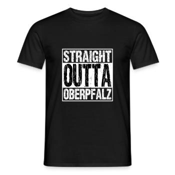 Upper Palatinate Palatinate Straight Outta for Palatinate - Men's T-Shirt - black - Front - AI Model Male 178 light (178cm)