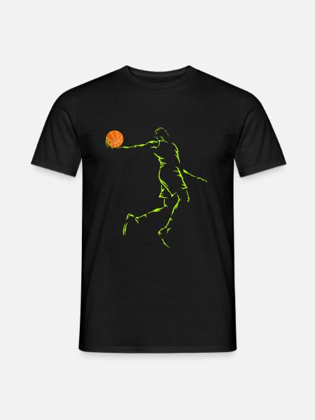 Basketball Slam Dunk - Men's T-Shirt - black