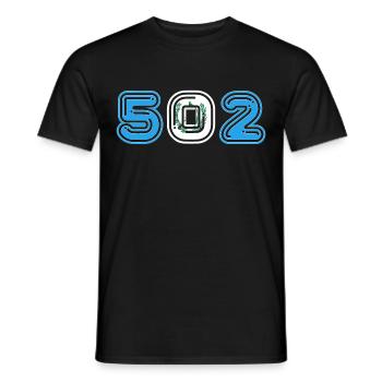 TEAM 502 GUATEMALA - T-shirt homme - noir - Devant - AI Model Male 178 light (178cm)