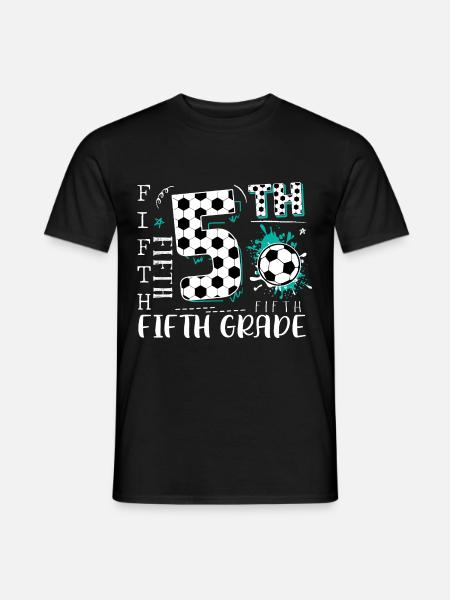 5th Grade Football - Men's T-Shirt - black