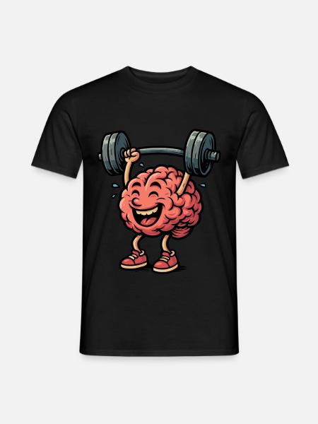 Entraînez votre cerveau - T-shirt homme - noir