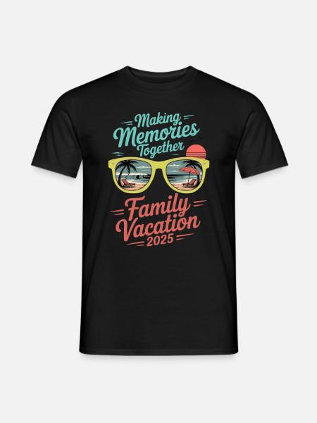 Family vacation 2025 - Men's T-Shirt - black