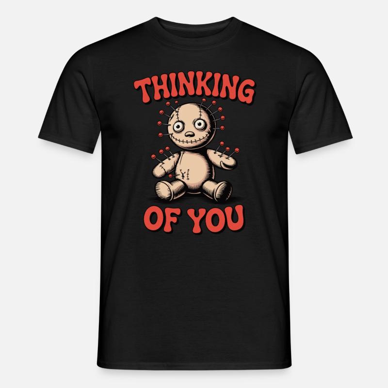 Thinking of You – Voodoo Edition - Männer T-Shirt - Schwarz