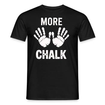 More Chalk - Männer T-Shirt - Schwarz - Vorne - AI Model Male 178 light (178cm)