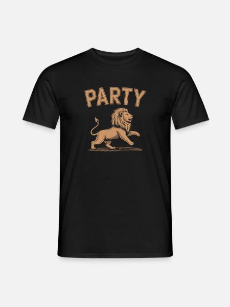 Party Loewe - Men's T-Shirt - black
