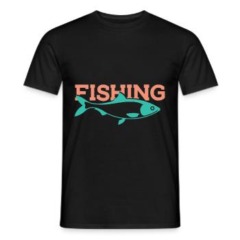 Angel père et fils - T-shirt homme - noir - Devant - AI Model Male 178 light (178cm)