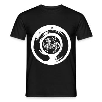 Shotokan Tiger - Le T-shirt de karaté - T-shirt homme - noir - Devant - AI Model Male 178 light (178cm)